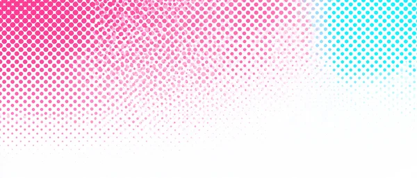Pink and Cyan Halftone Gradient