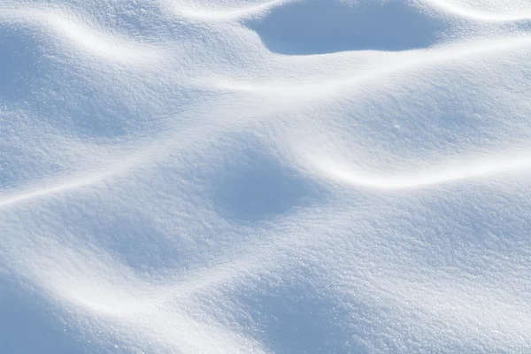 Undulating White Snow Surface