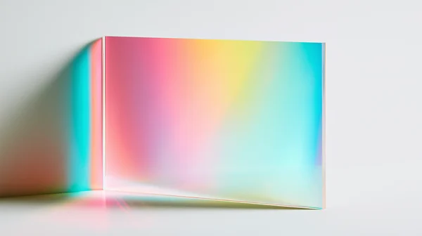 Prismatic Light Refraction on Acrylic
