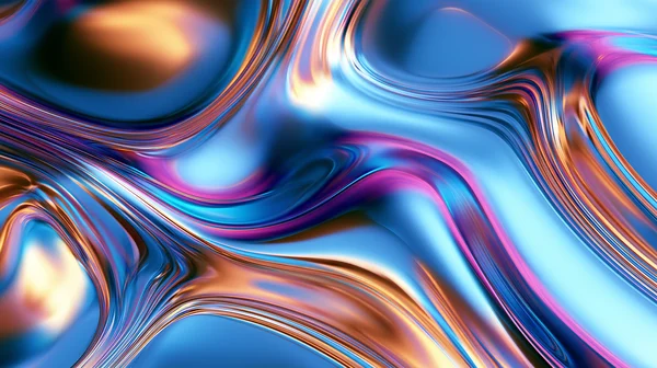 Iridescent Liquid Flow