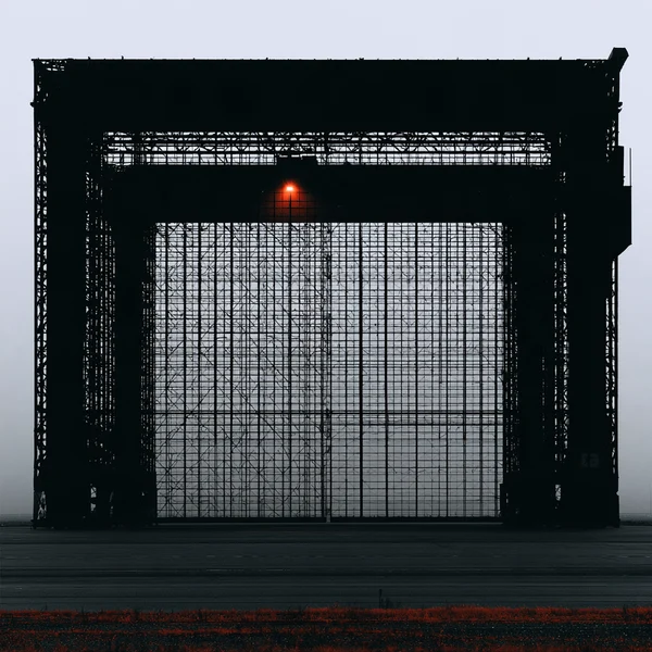 Symmetrical Steel Gantry Frame in Mist