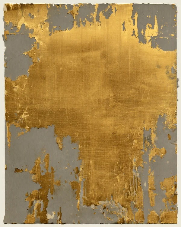 Distressed Gold Leaf Texture