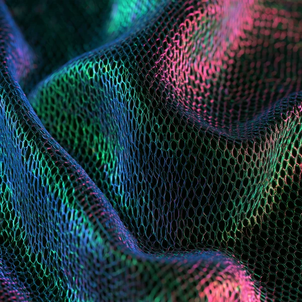 Iridescent Mesh Fabric Texture