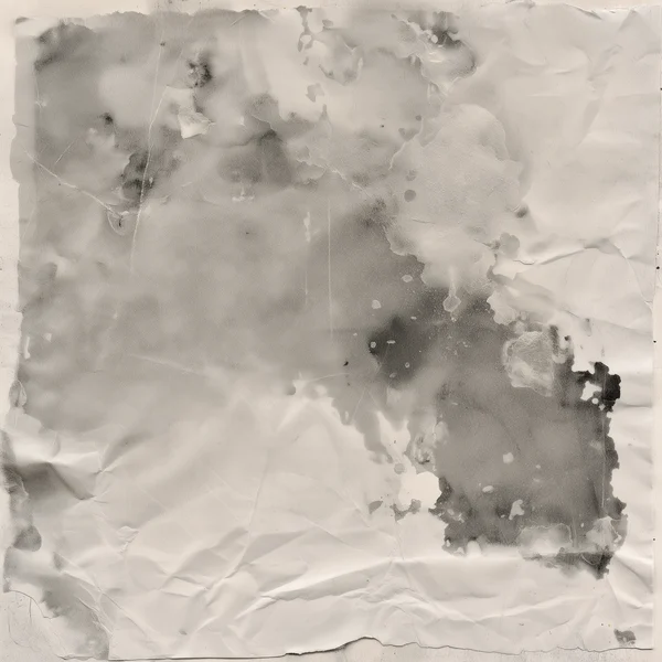 Wrinkled Paper Texture with Ink Stains