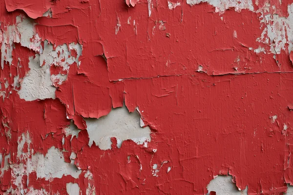 Weathered Red Peeling Paint Texture