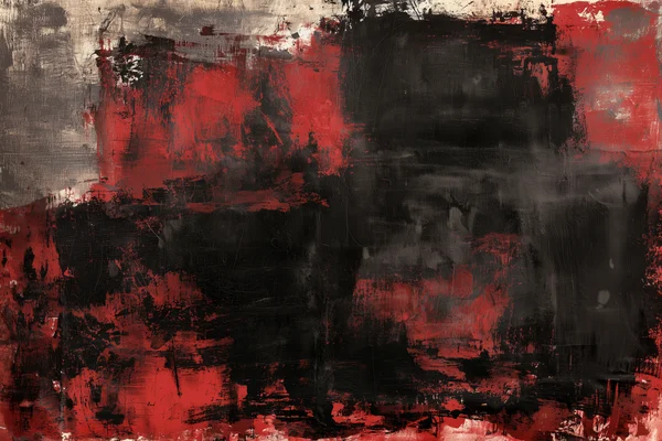 Abstract Red and Black Ink Texture