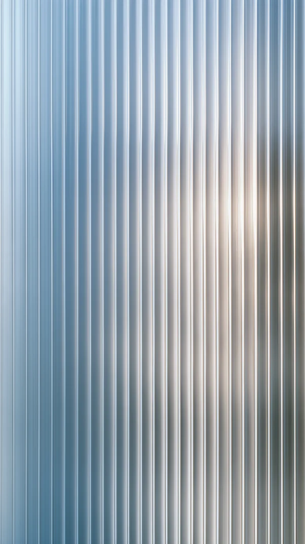 Vertical Fluted Glass Pattern