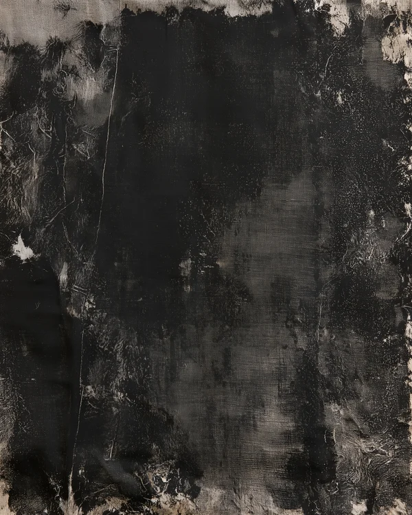 Worn Black Textile Texture