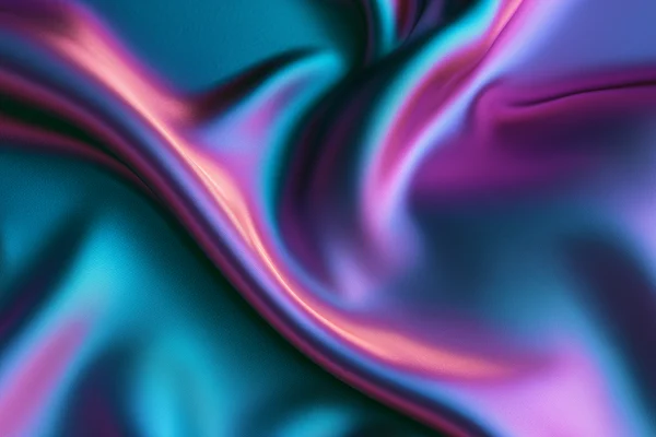 Iridescent Satin Fabric Texture