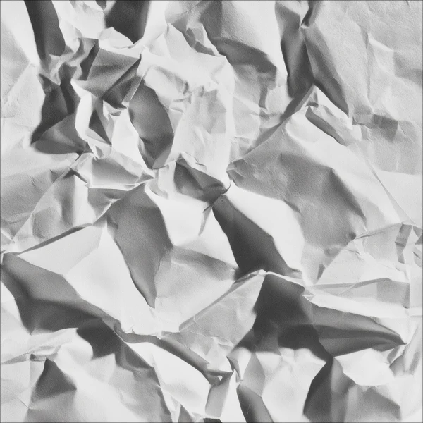 Crumpled White Paper Texture