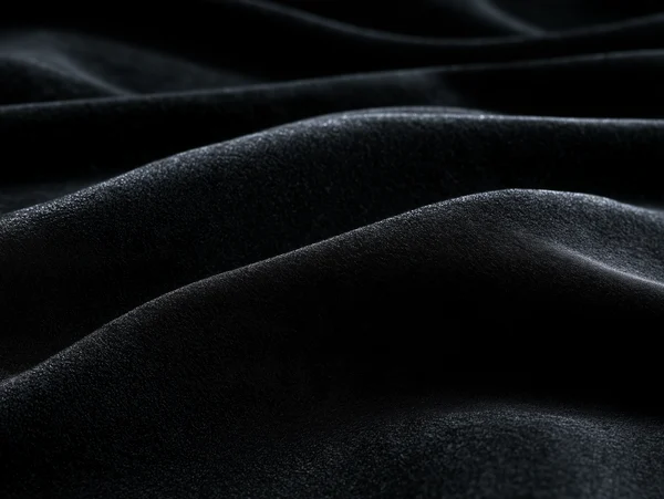 Black Velvet Fabric Folds