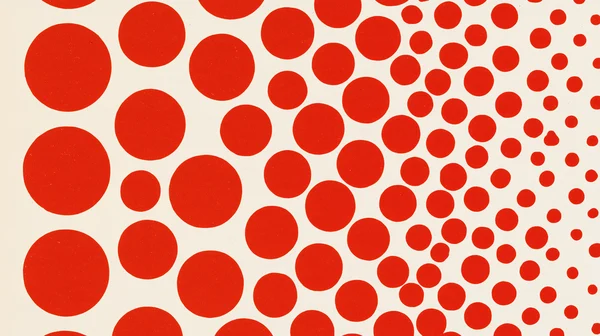 Red Halftone Dot Pattern