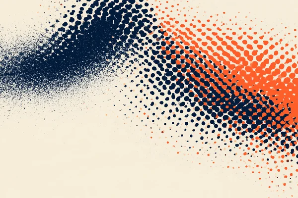 Abstract Halftone Dot Pattern