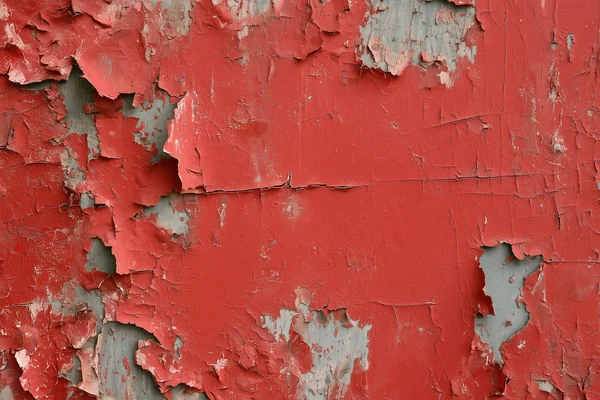 Weathered Red Peeling Paint Texture
