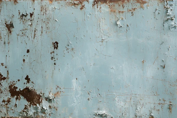 Weathered Blue Metal Surface