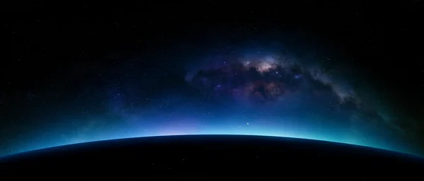 Milky Way Over Horizon