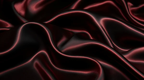 Flowing Burgundy Satin Fabric