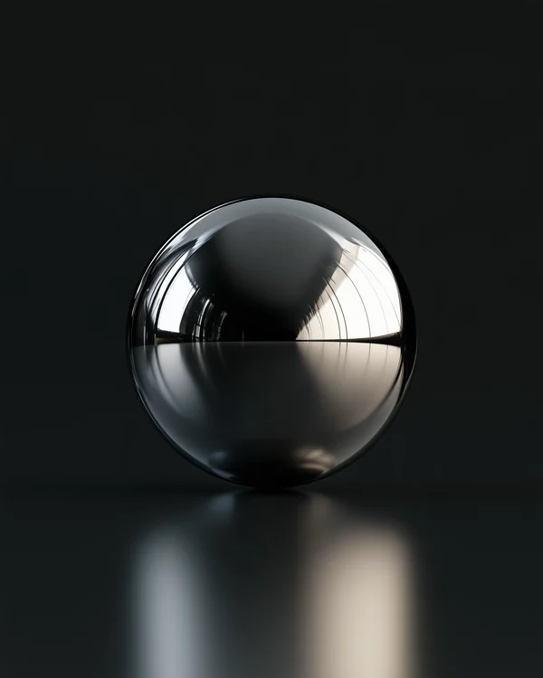 Polished Chrome Sphere