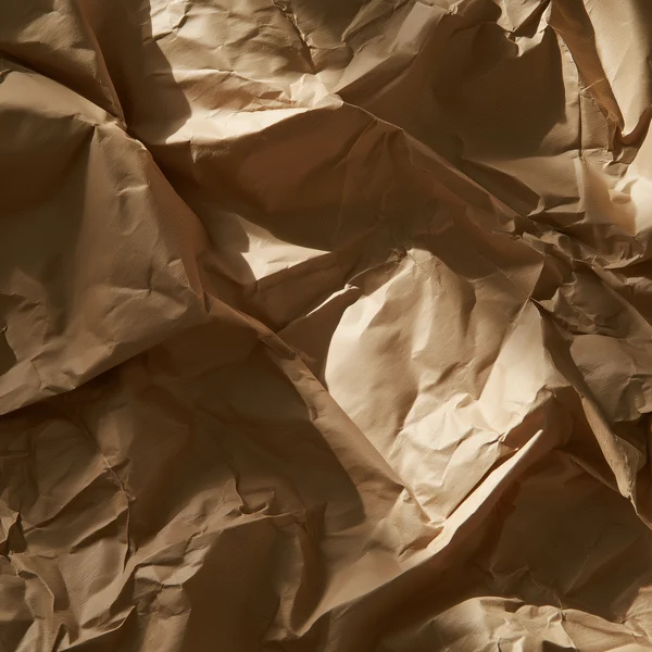 Crumpled Brown Paper Surface