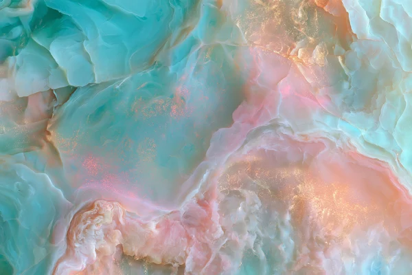 Abstract Iridescent Mineral Texture