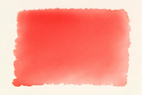 Coral Watercolor Wash on Paper