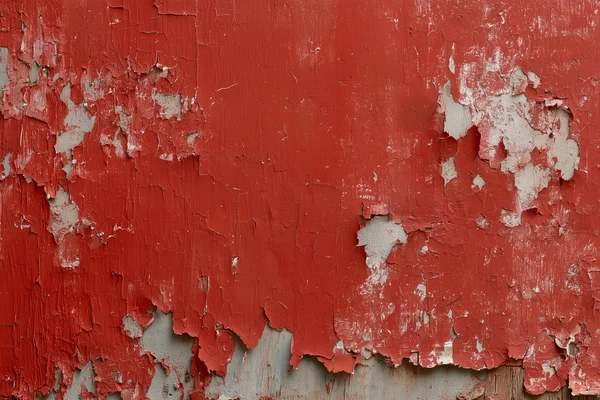 Weathered Red Peeling Paint Texture