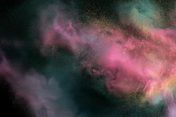 Iridescent Powder Cloud