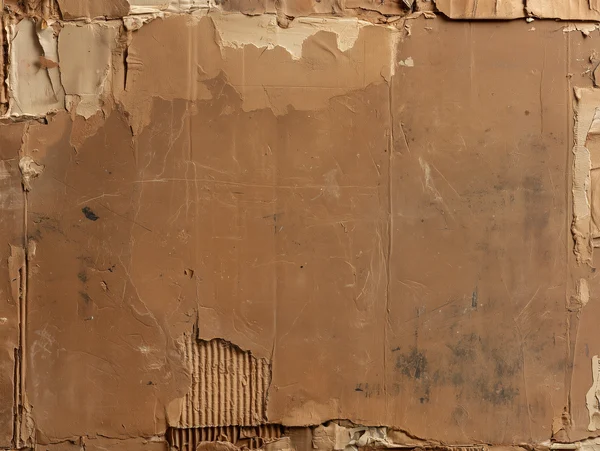 Worn Brown Cardboard Texture