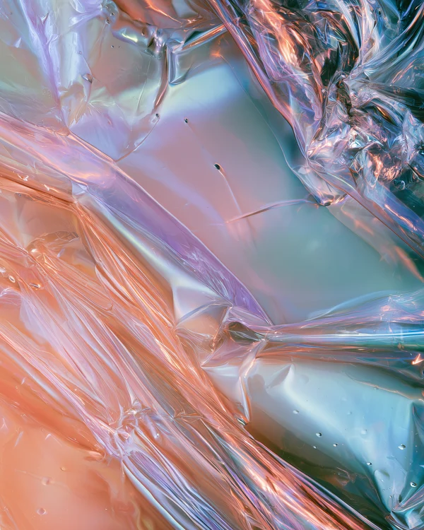 Iridescent Plastic Texture