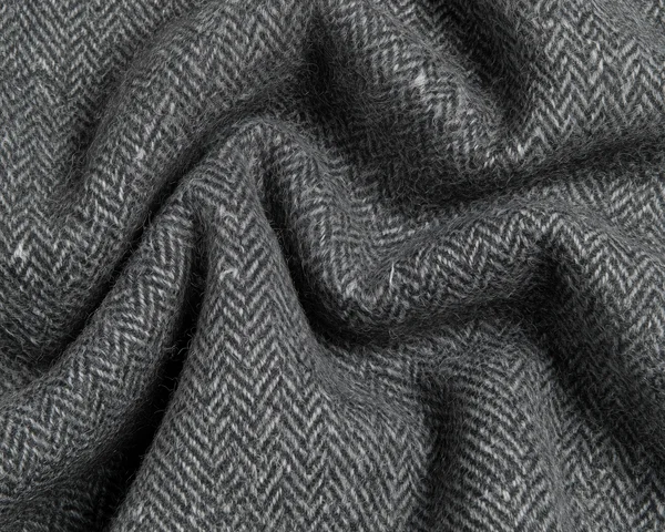 Gray Herringbone Wool Fabric Texture