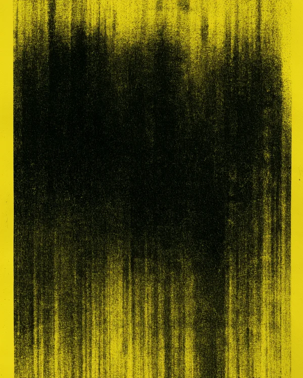 Yellow and Black Grunge Texture