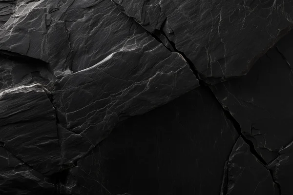 Fractured Dark Slate Surface