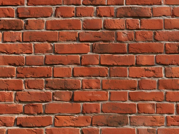 Weathered Red Brick Wall Texture