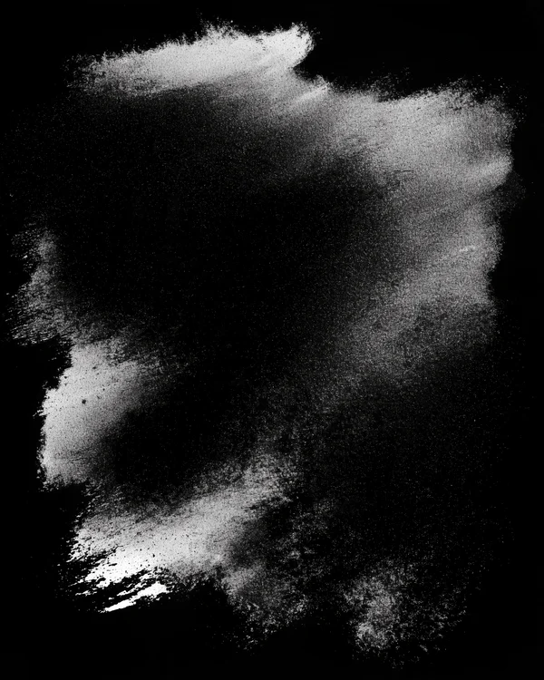 Abstract Monochrome Toner Smudge