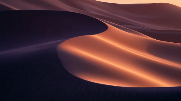 Golden Hour Desert Dunes