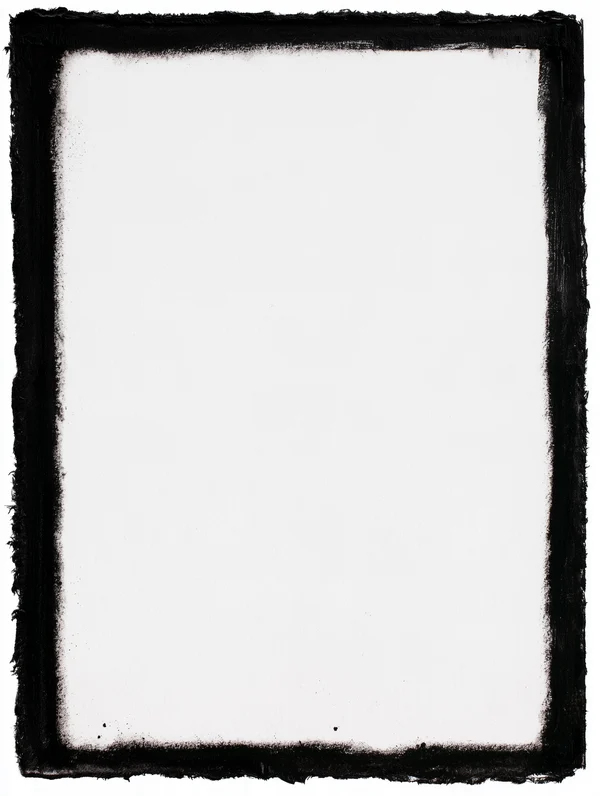 Black Ink Border on White Paper