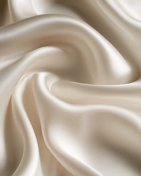 Ivory Silk Fabric Texture