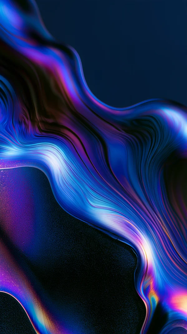 Iridescent Flowing Abstract