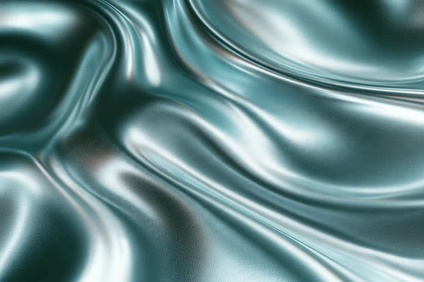 Teal and Silver Metallic Fabric Texture