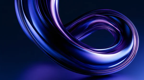 Abstract Metallic Loop