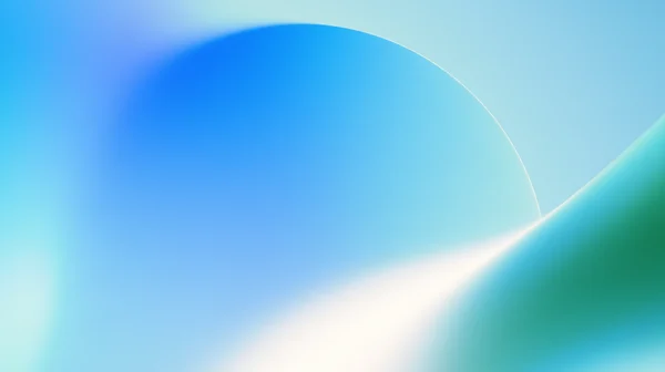 Abstract Blue and Green Gradient Shapes
