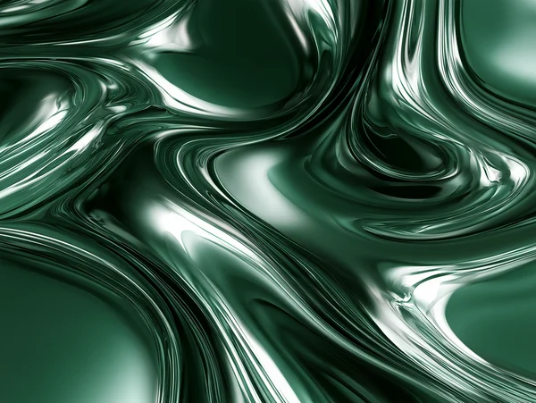Emerald Liquid Metal Flow
