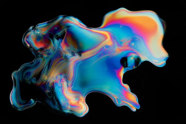 Iridescent Fluid Abstract