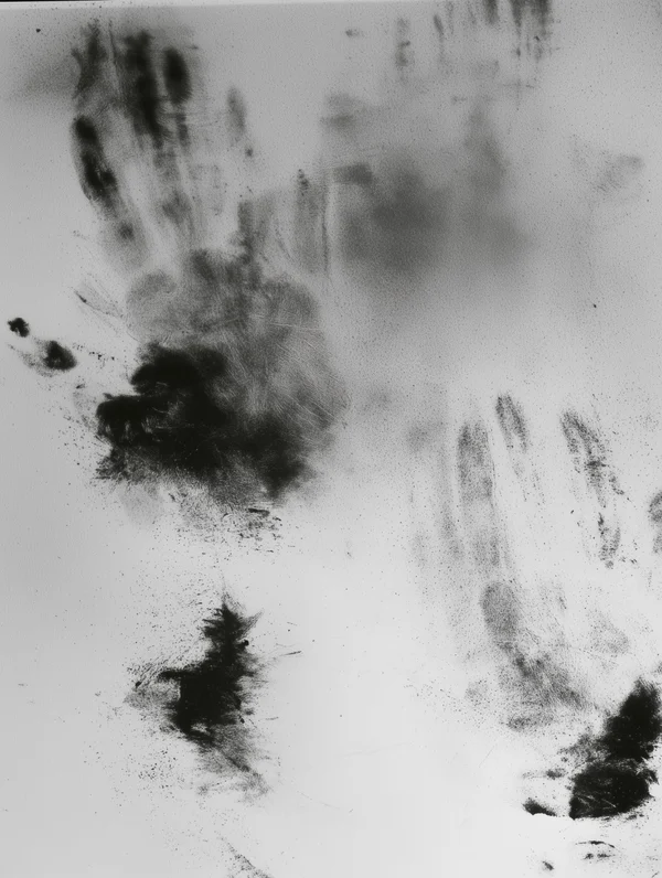 Monochrome Toner Smudge Texture