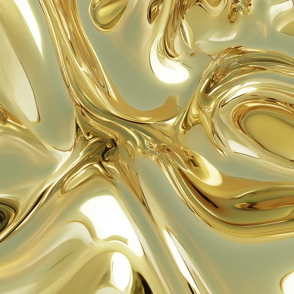 Liquid Gold Abstract Surface