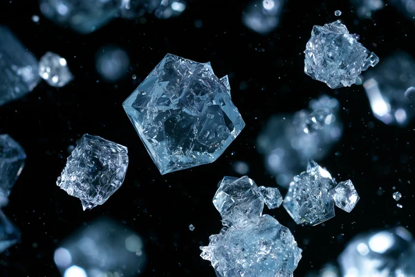 Floating Ice Crystals