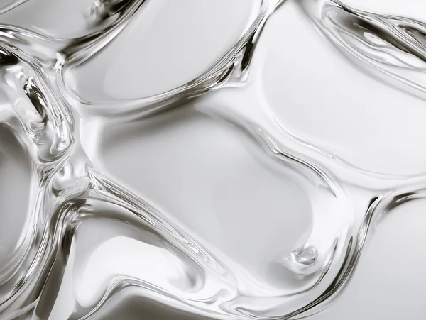 Abstract Silver Liquid Surface
