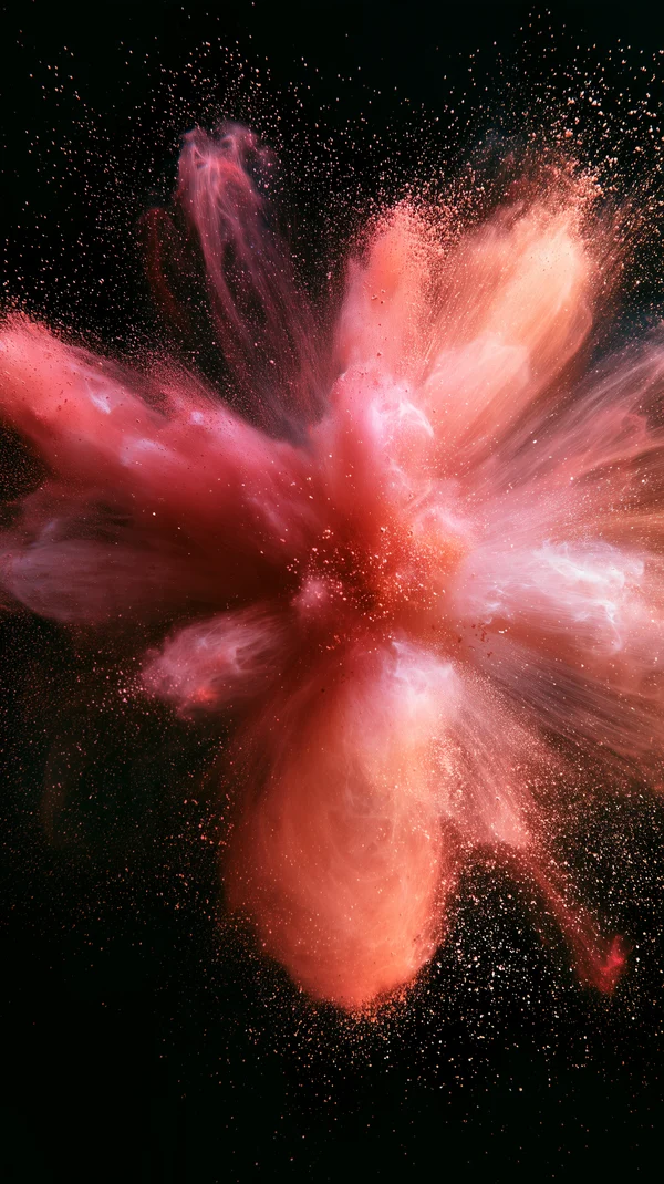 Coral Powder Explosion