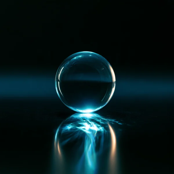Glowing Glass Sphere