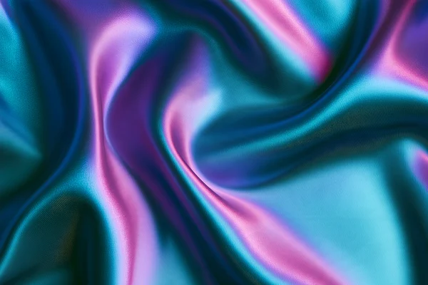 Iridescent Satin Fabric Texture